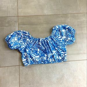 Blue Zara top
